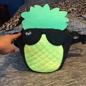 Pink pineapple soft cooler